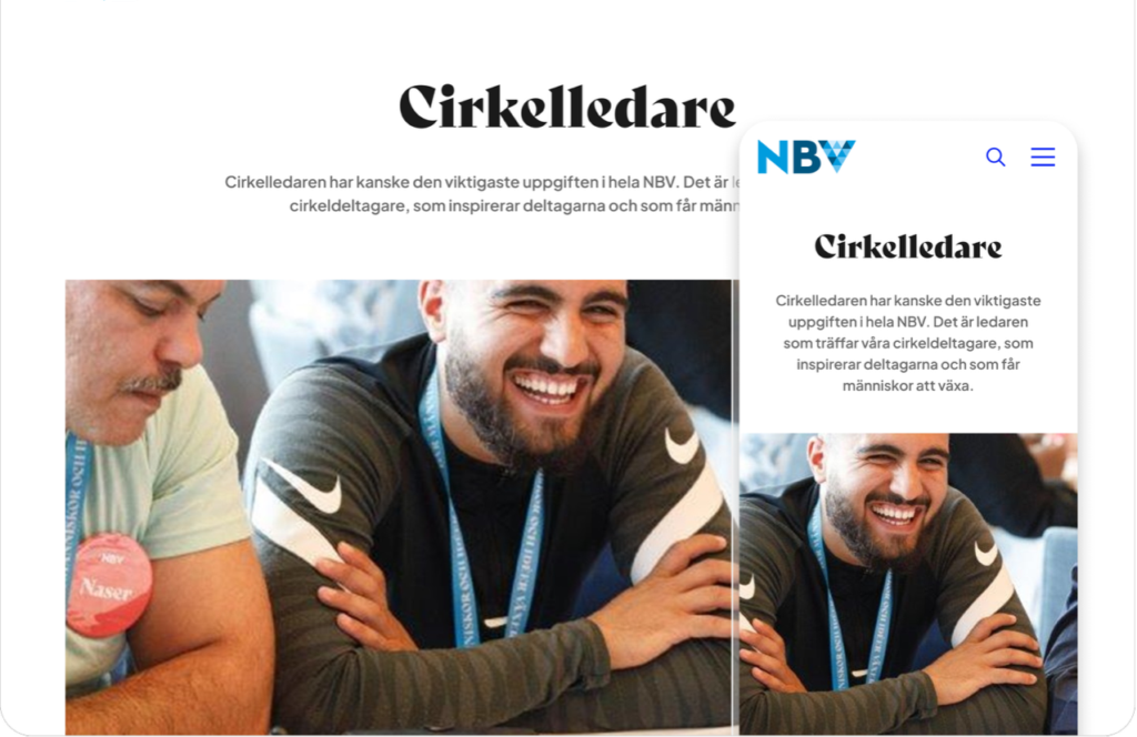 NBV lanserar ny hemsida