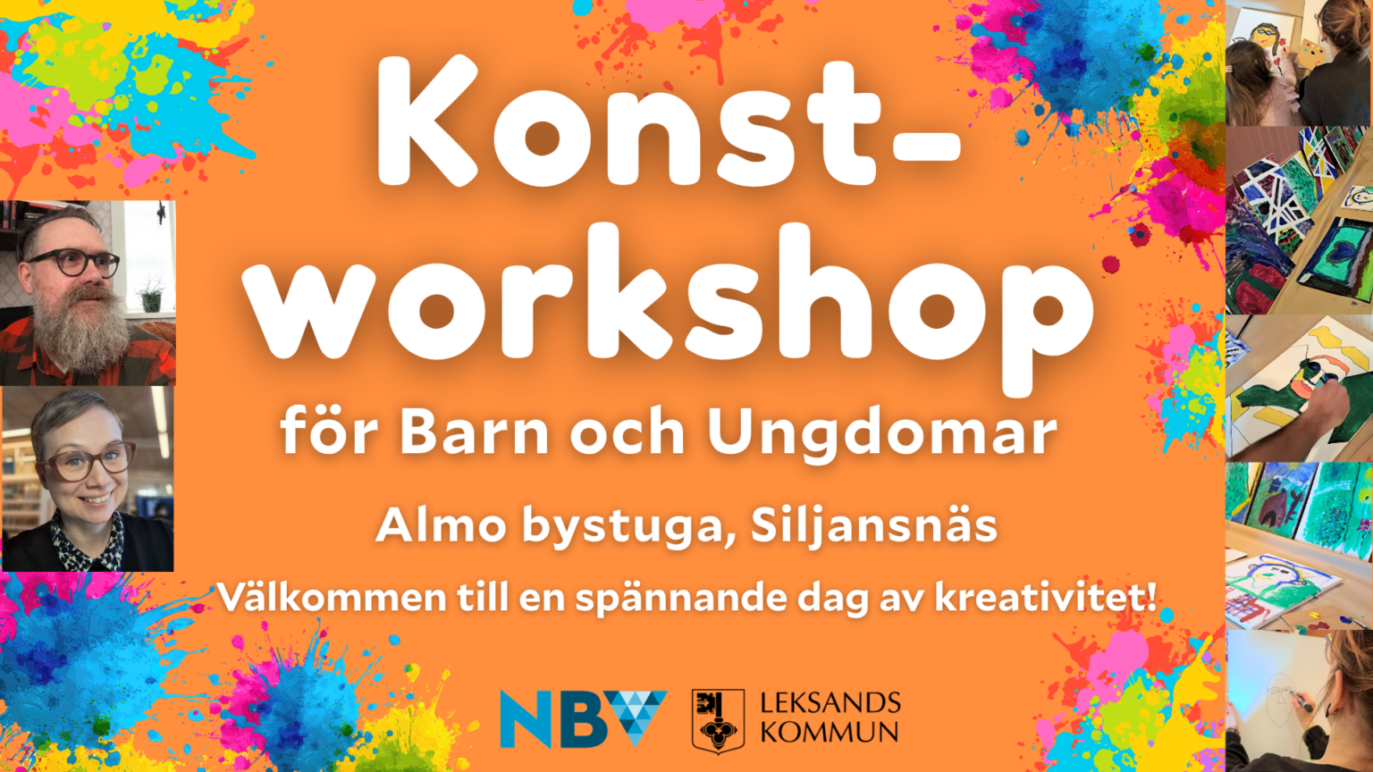 Konstworkshop f&ouml;r Barn och Ungdomar