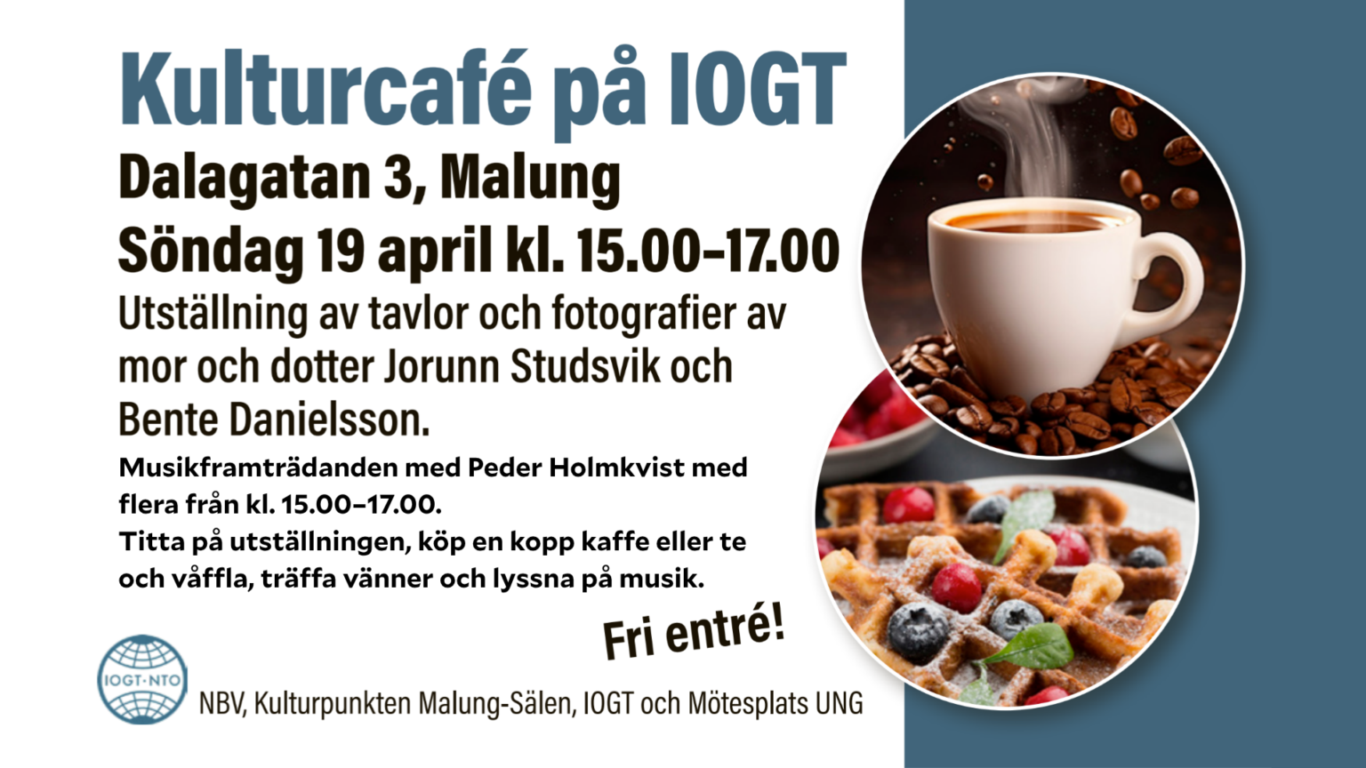 Kulturcaf&eacute; p&aring; IOGT