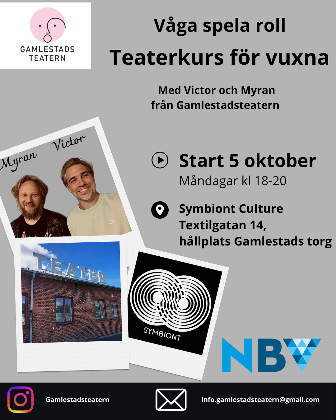 V&aring;ga spela roll - Teaterkurs f&ouml;r vuxna