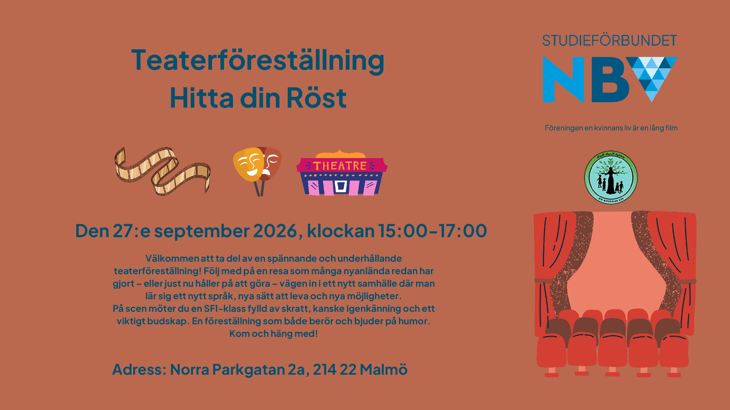 Teaterf&ouml;rest&auml;llning Hitta din r&ouml;st!