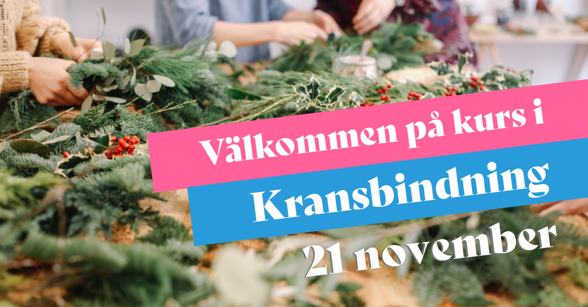 L&auml;r dig binda en krans!