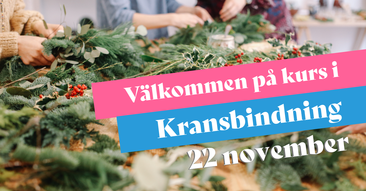 L&auml;r dig binda en krans!