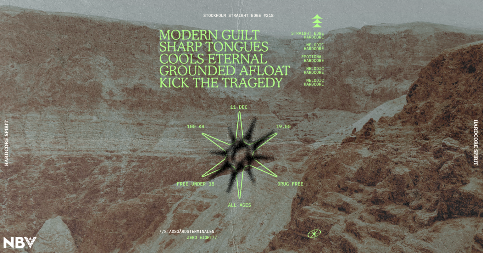 Konsert: Modern Guilt, Sharp Tongues + mer